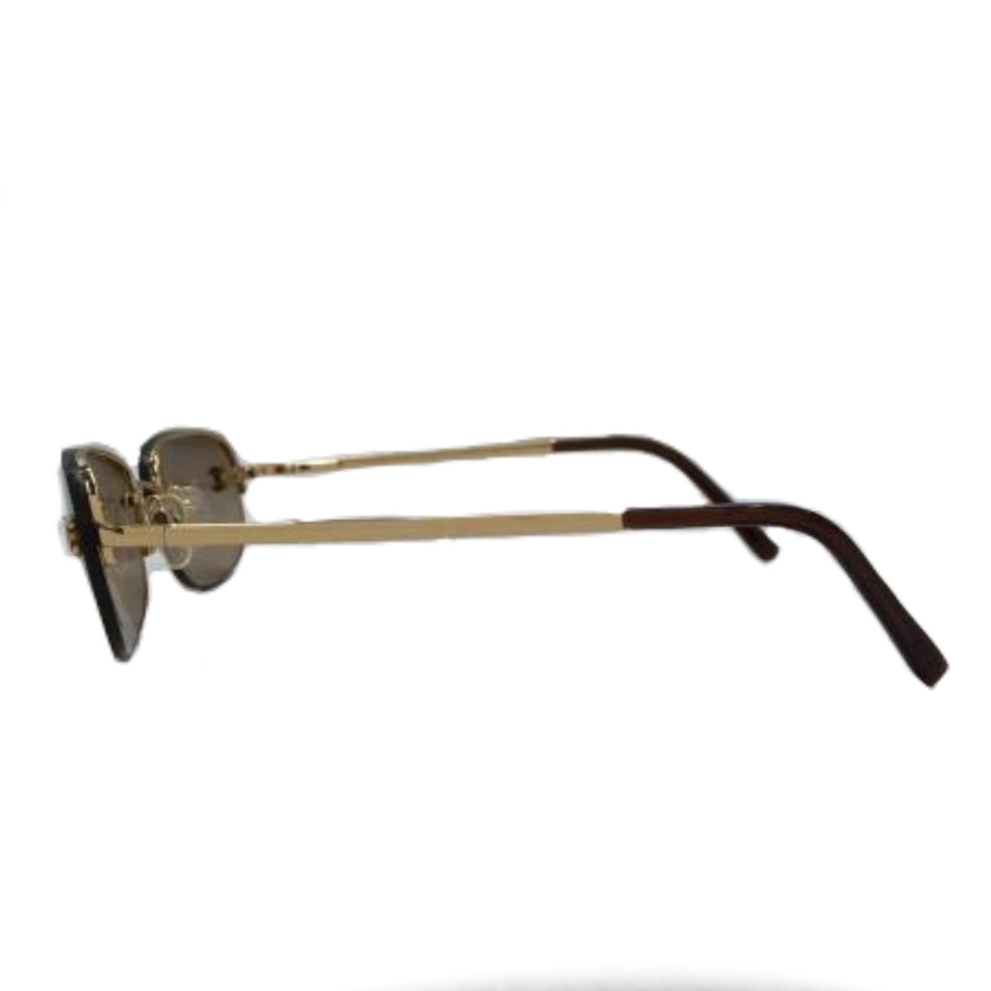 Chanel Brown CC Logo Sunglasses