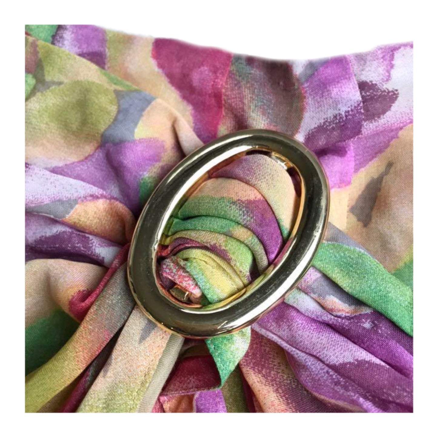 Christian Dior Floral Button Back Buckle Wrap Skirt Set