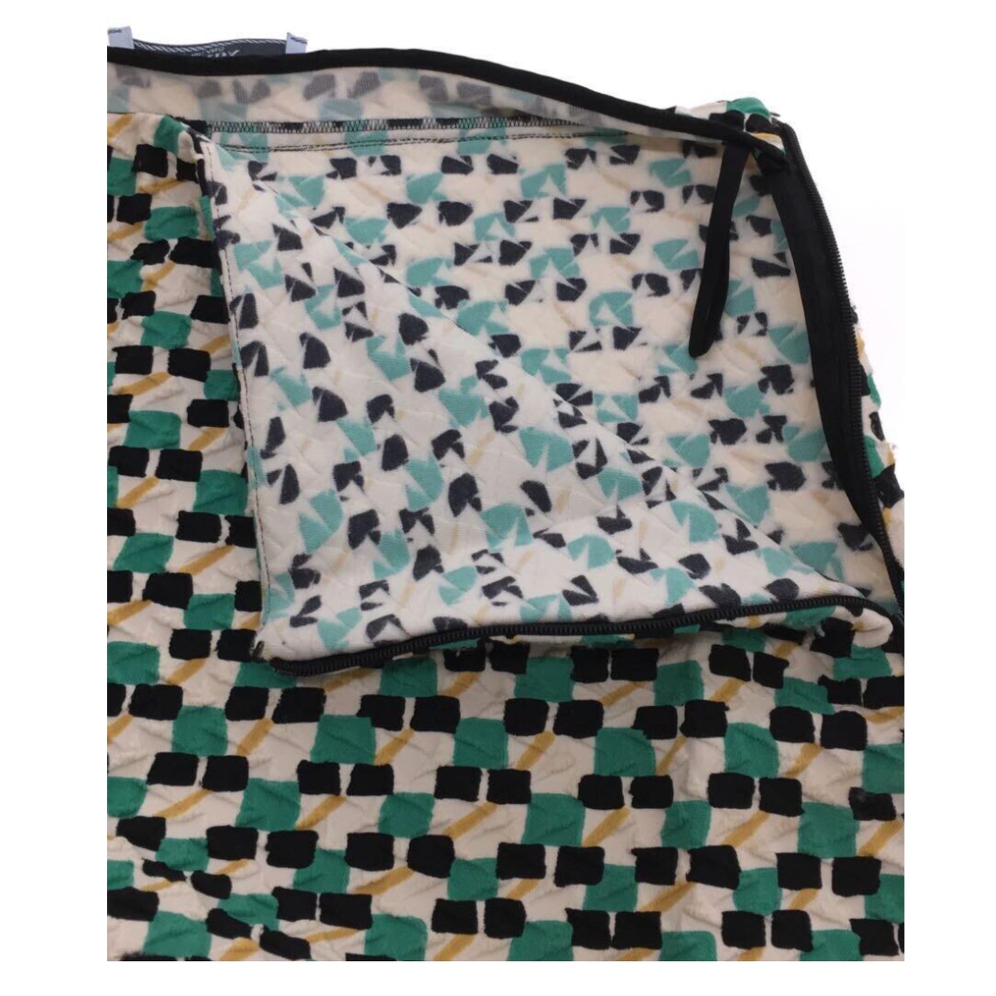 Prada Pattern Mini Skort w Rubber Logo