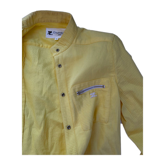 Courreges Yellow Jacket/Boy Short Suit
