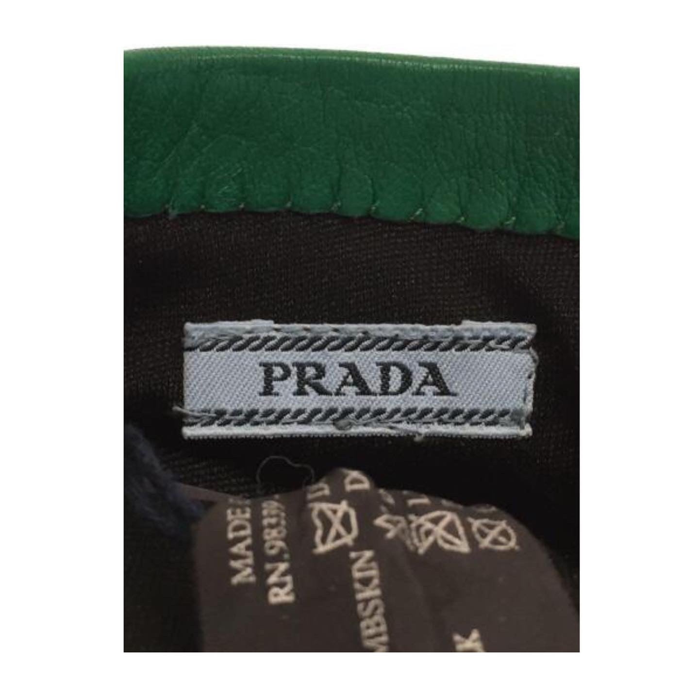 Prada Leather Elbow Gloves