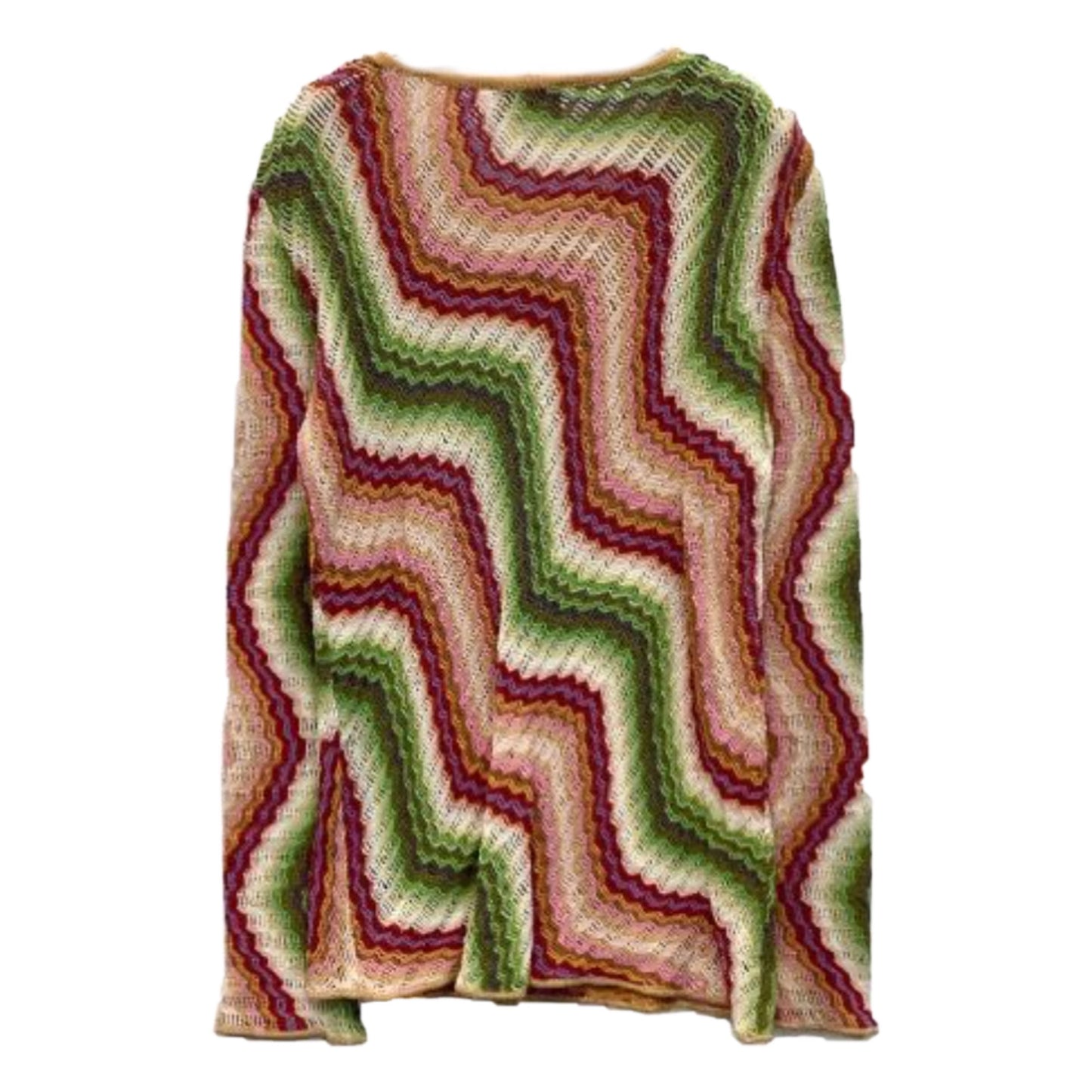 Missoni Cotton Zig Zac LS Multi Colour knit