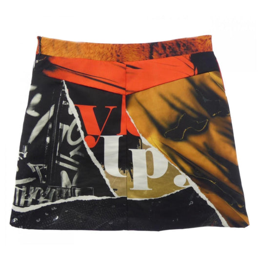 Moschino Couture Magazine Mini Skirt