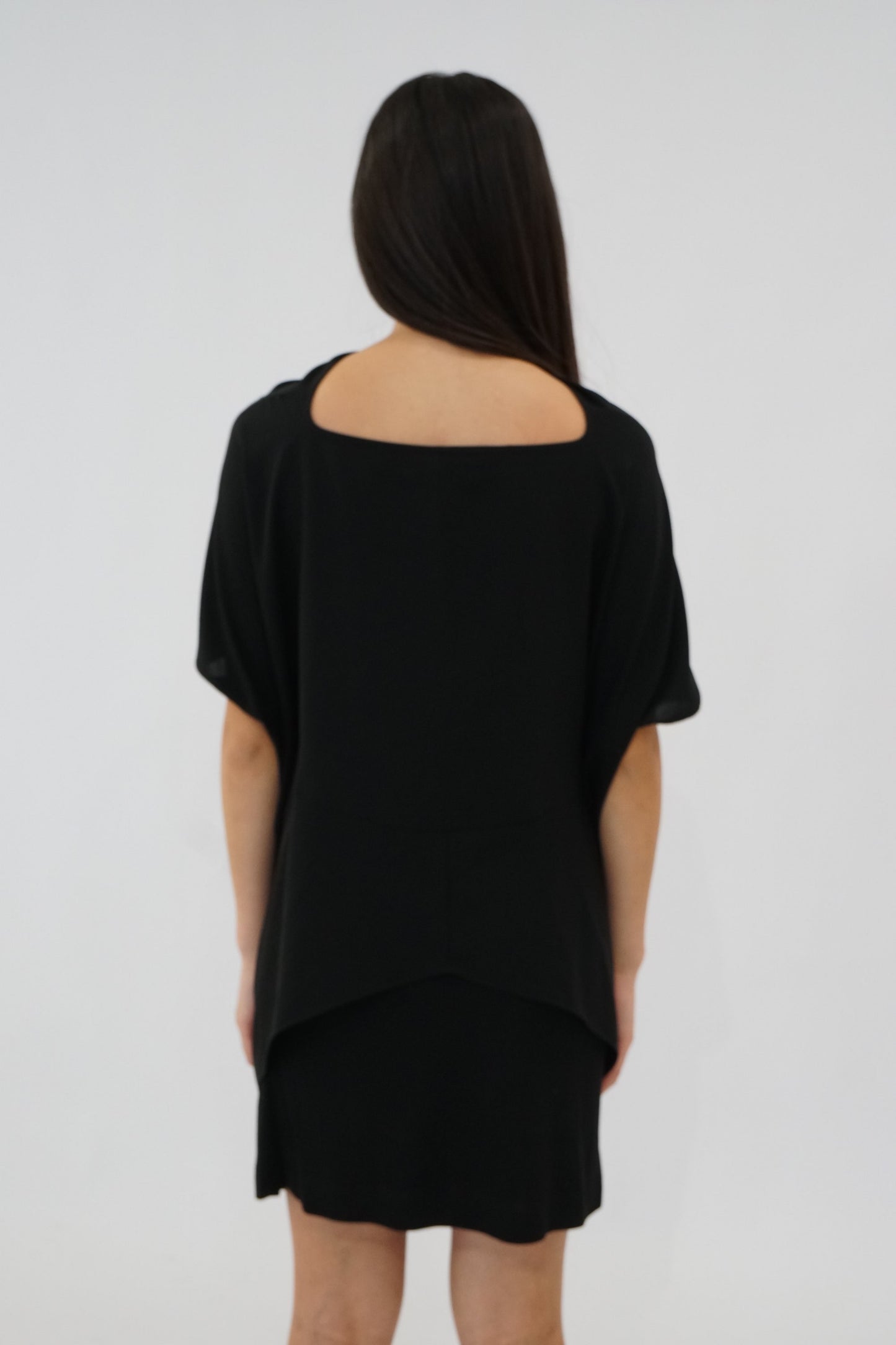 Junya Watanabe Comme Des Garcons Ruched Layered Top Dress