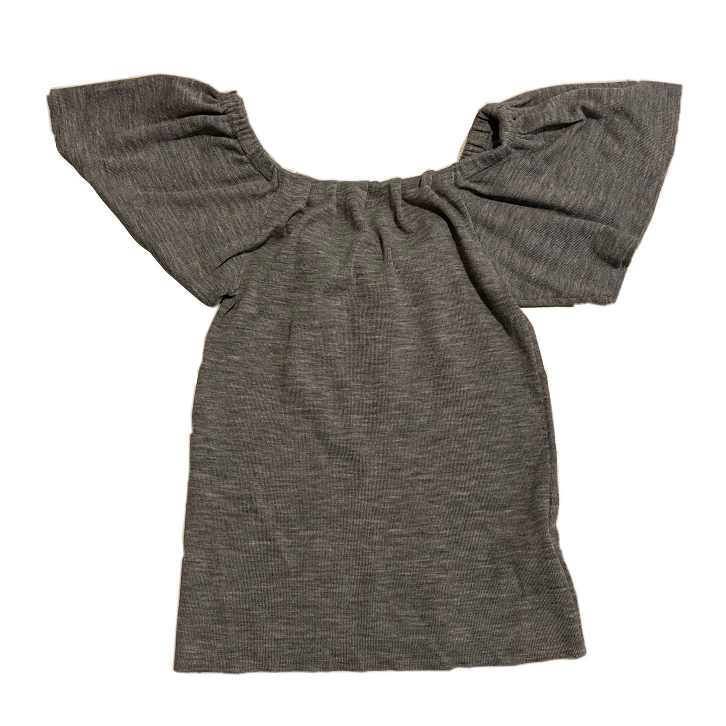 Prada Bell SS Sleeve Square Neck Knit