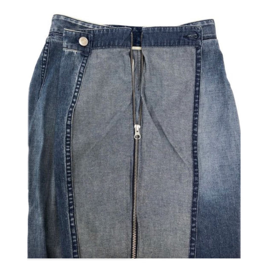 MM6 Maison Margiela Denim Midi Zip Excess Skirt