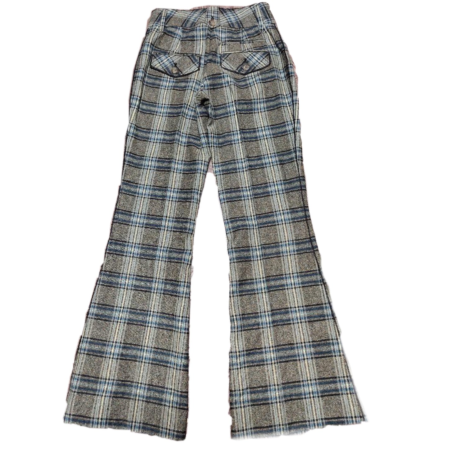 Dolce & Gabbana Checkered Button Pocket Flare Pants