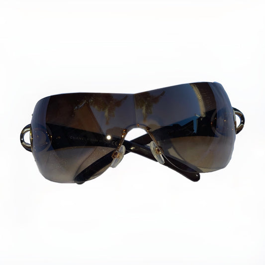 Chanel Shield CC Logo sunglasses