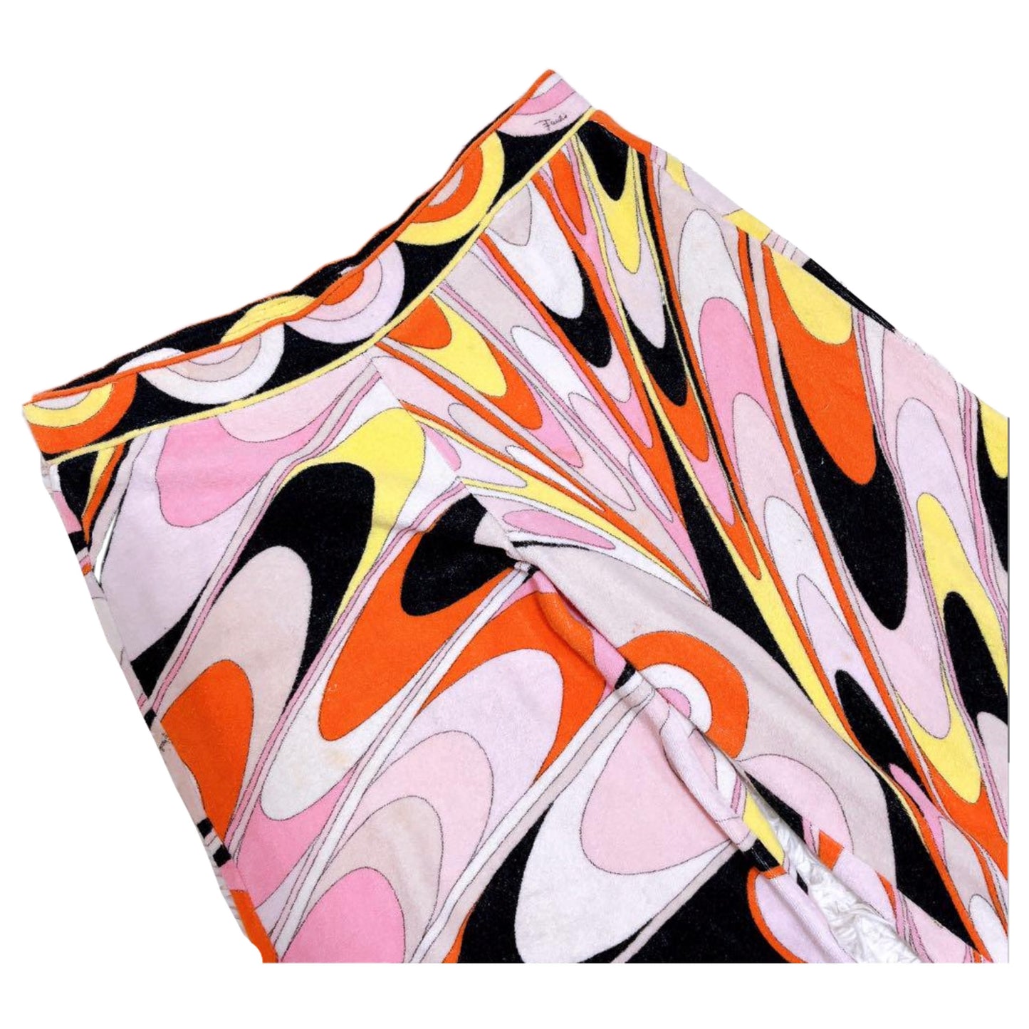 Emilio Pucci Terry Towel Abstract Culottes