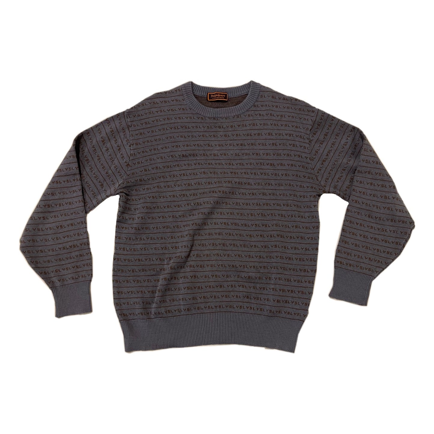 Yves Saint Laurent Homme YSL Logo Knit Jumper