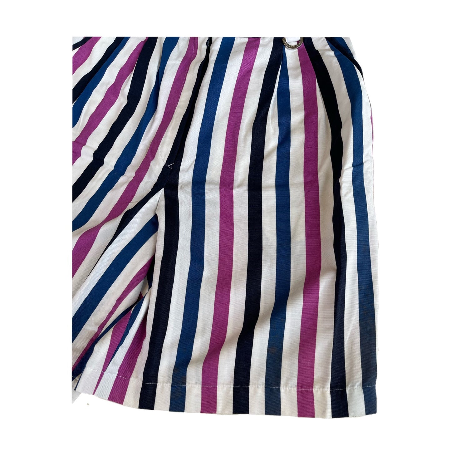 Christian Dior Sports Vertical Stripe Bermuda Shorts