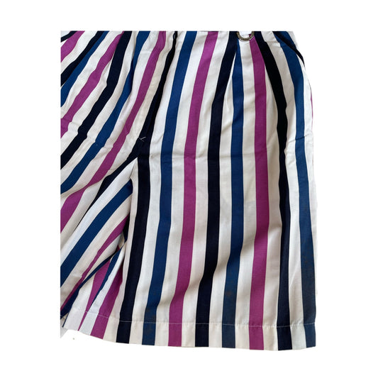 Christian Dior Sports Vertical Stripe Bermuda Shorts