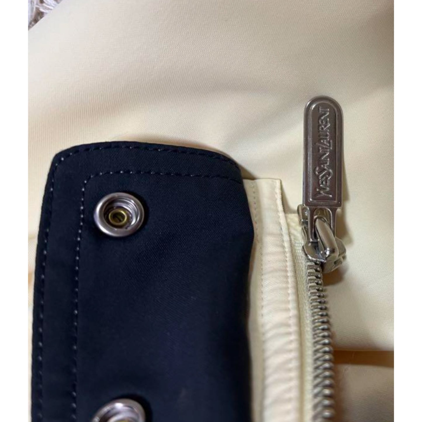Yves Saint Laurent Pour Homme Logo Zipper Parka