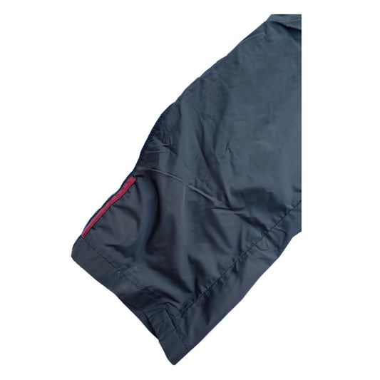 Prada Nylon Charcoal Adjustable Cuff Track Pants