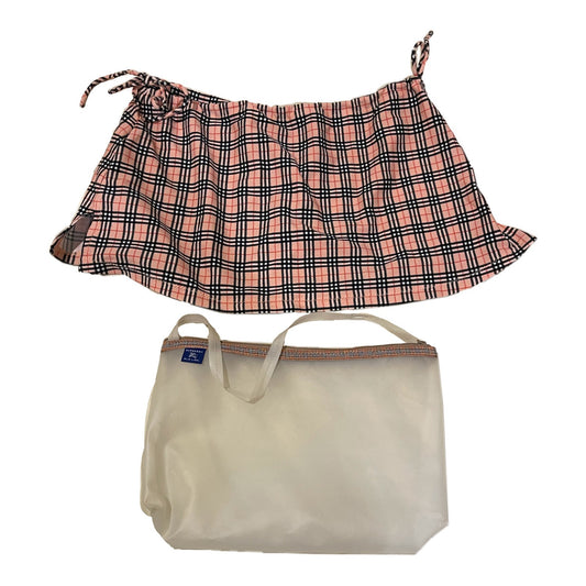 Burberry Blue Label Pink Nova Check Bikini W Matching Skirt