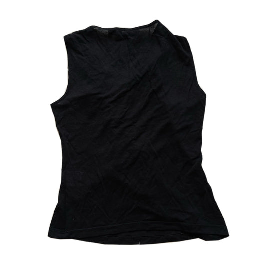 Moschino Black Piercing Tank Top