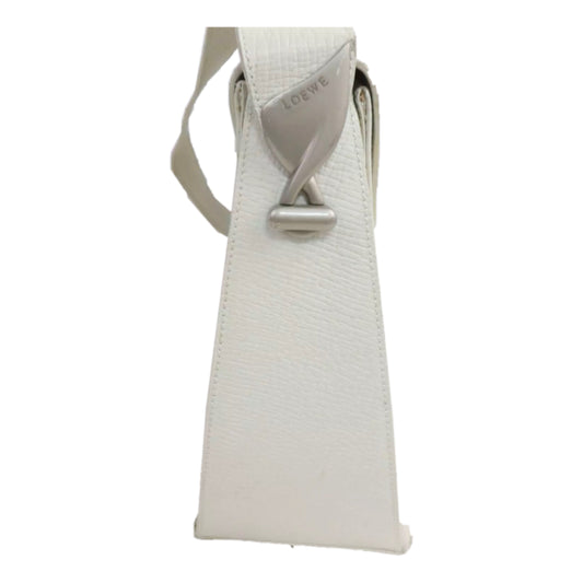 Loewe Cream Leather Large Shoulder Bag