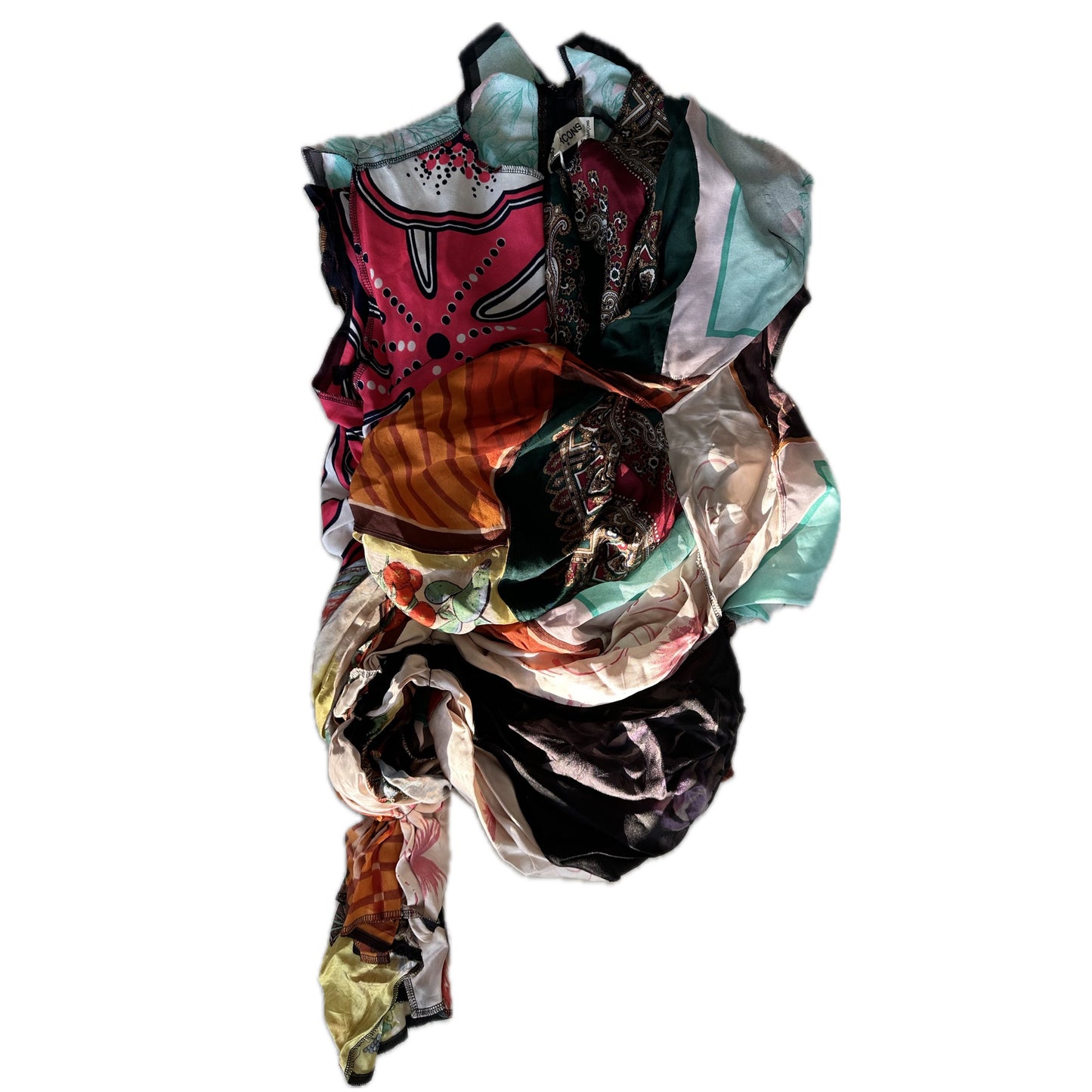 Comme Des Garcons Multi Tie Scarf Patch Tank