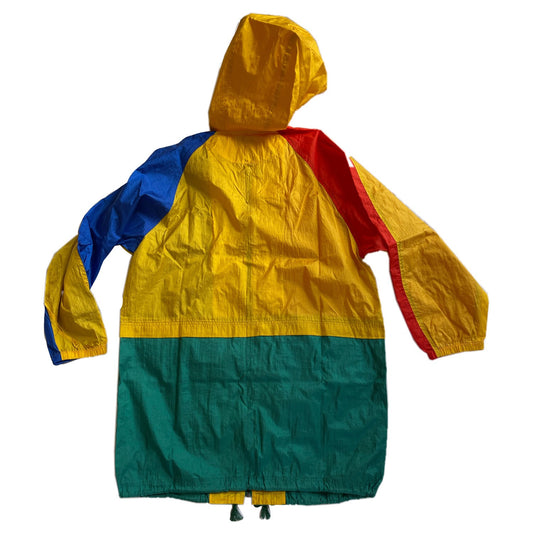 Yves Saint Laurent Color Block Logo Windbreaker