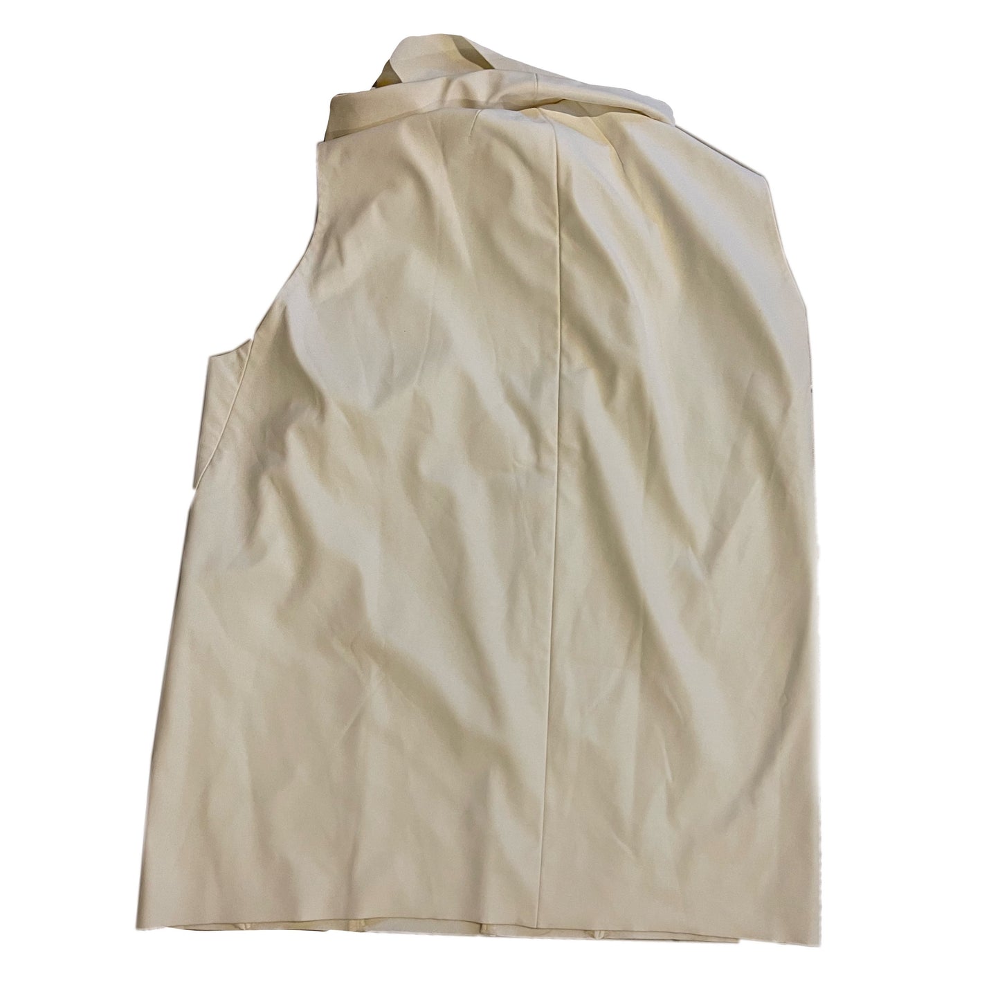 Celine Faux Leather Mock Neck Sless Top