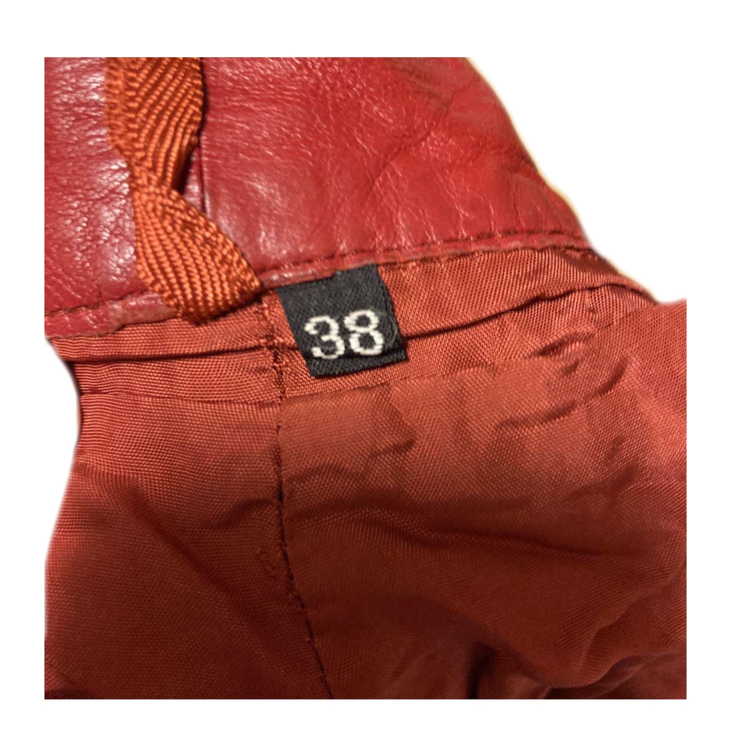 Yves Saint Laurent Leather High Waist Shorts