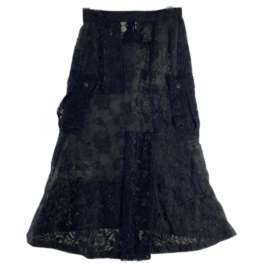 Tricot Comme Des Garcons Floral Tile Mermaid Midi Pocket Skirt
