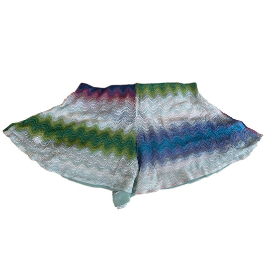 Missoni Glitter Knit Rainbow Mini Shorts