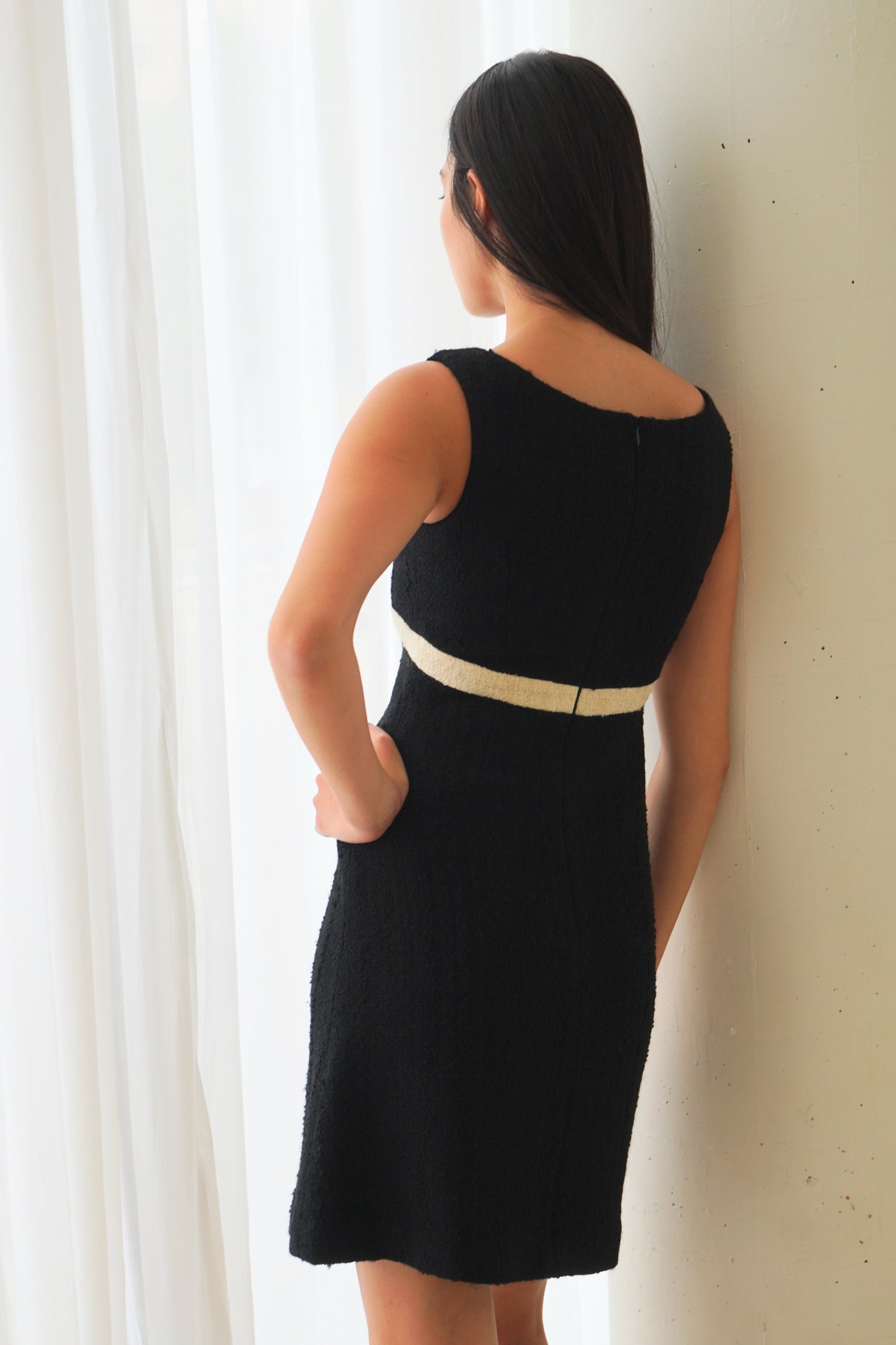 Balenciaga Tweed Sless Shift Dress