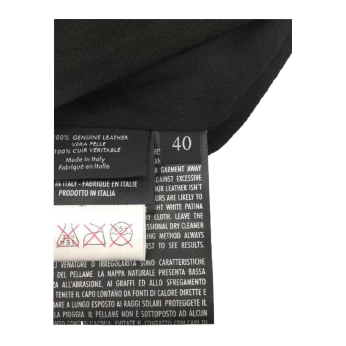 Gucci Zebra Leather Fringe Mini Skirt