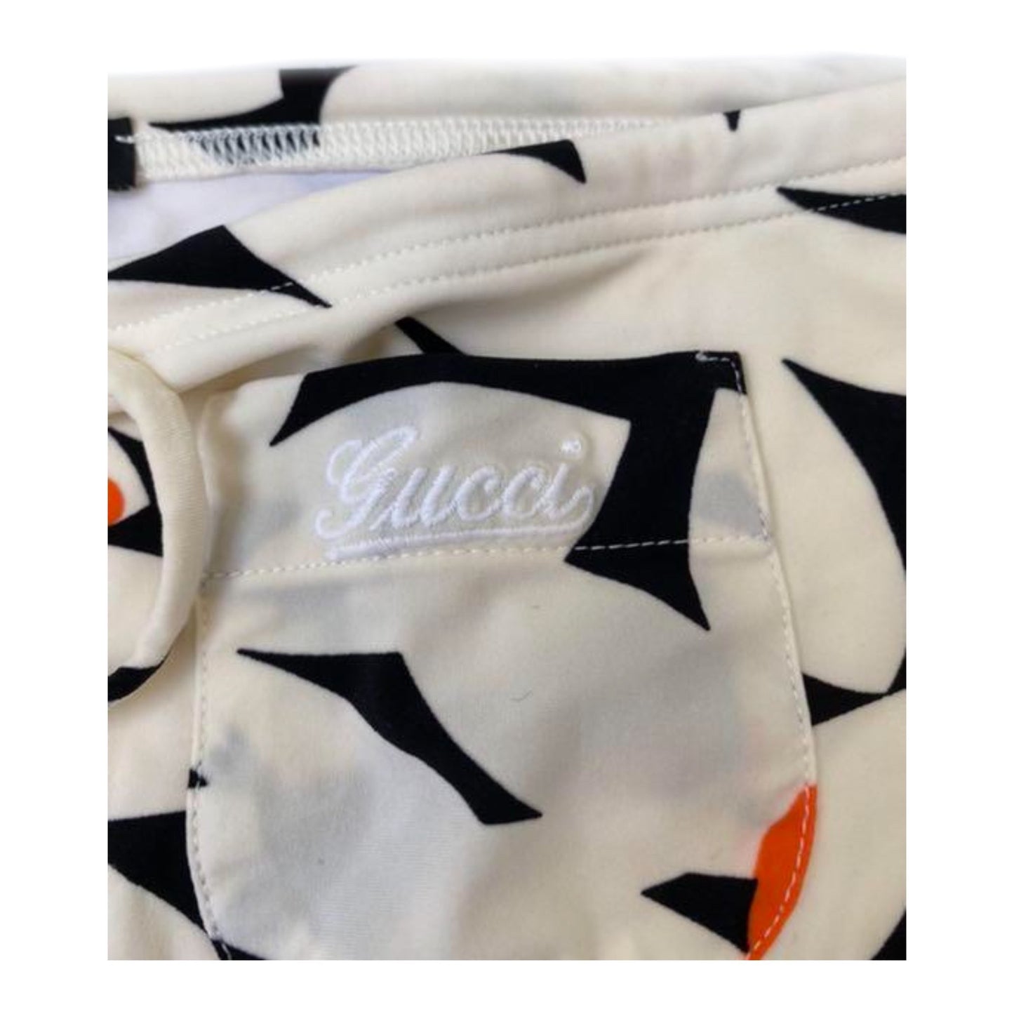 Gucci Two Piece Print Logo Bikini Swimwear