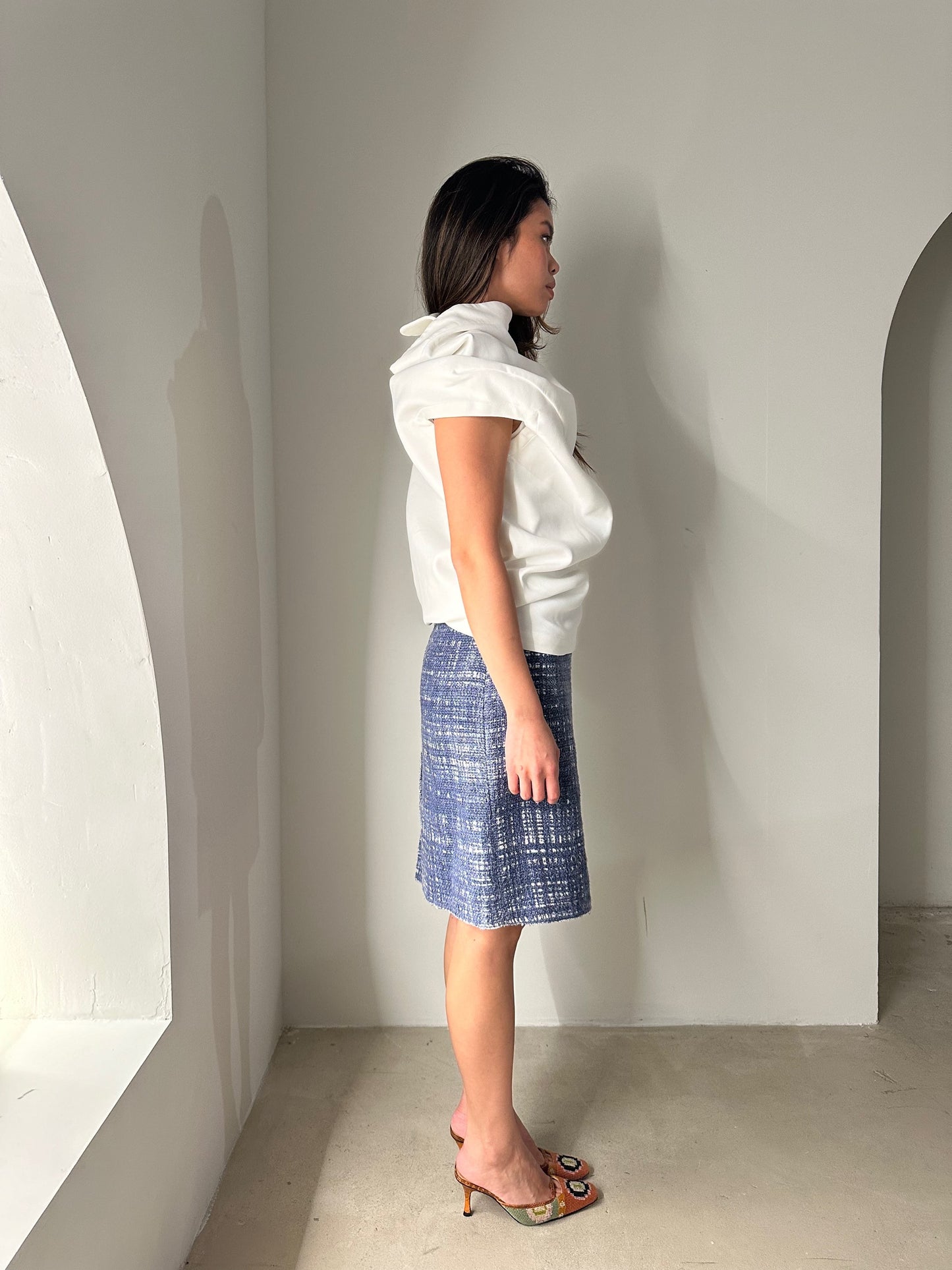 Issey Miyake BNWT Cacoon Assymetrical Warped Top