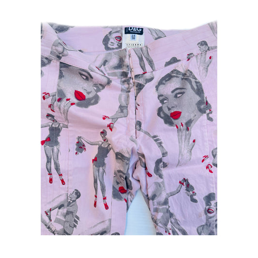 Dolce Gabbana Marilyn Monroe Capri Pants