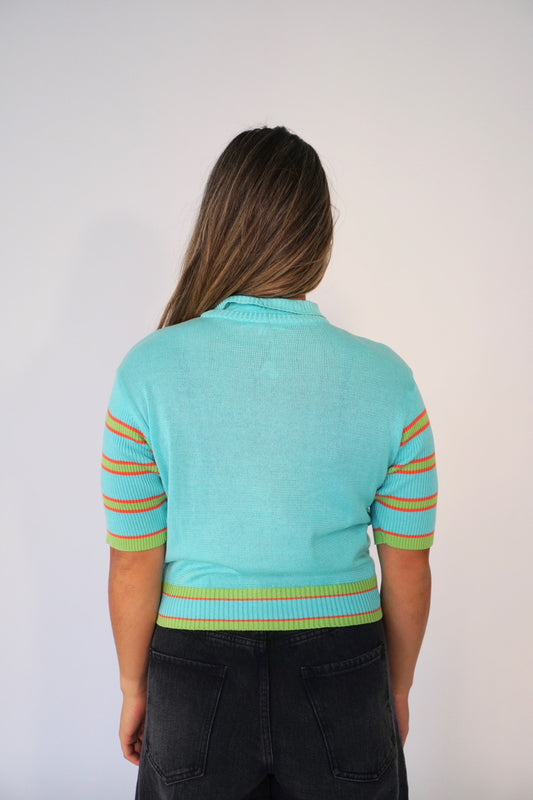 Christian Dior Sports Knit Collared Polo