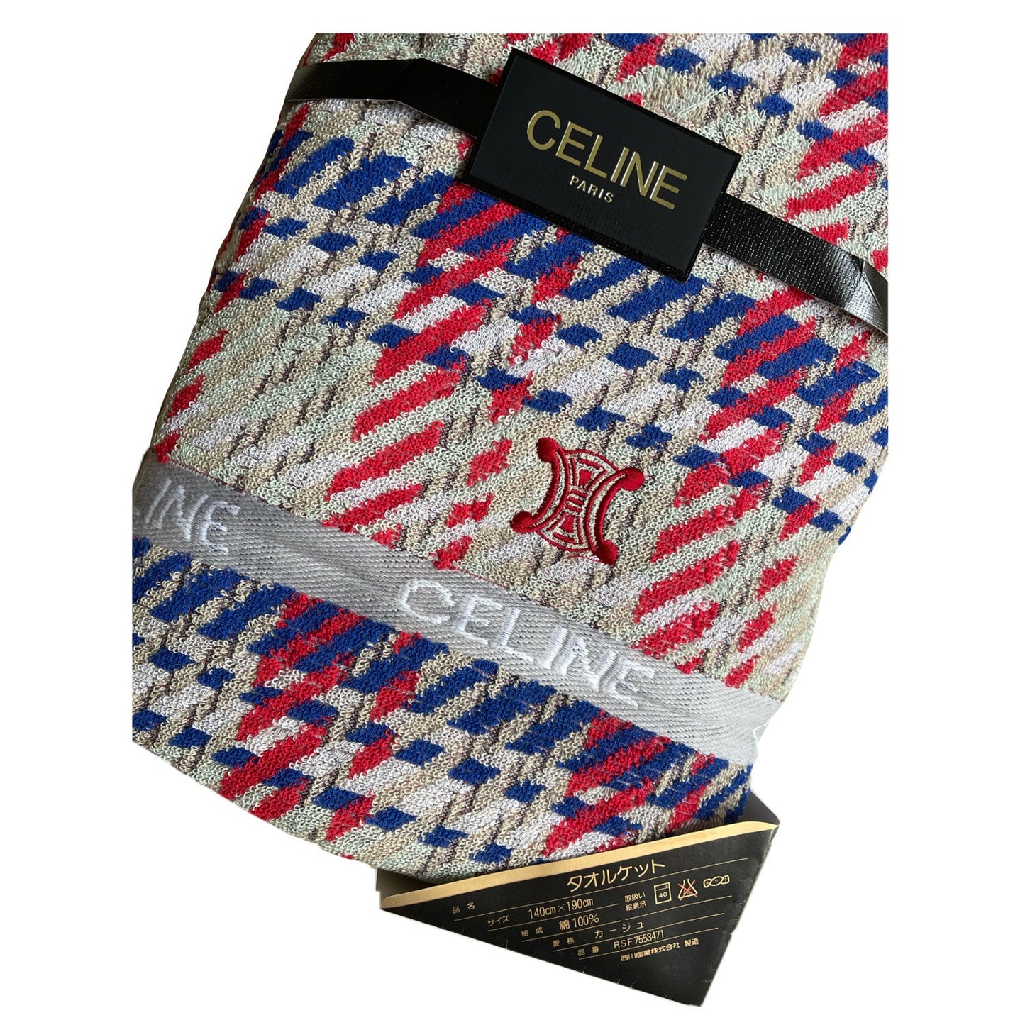 Celine Multi Check Beach Towel