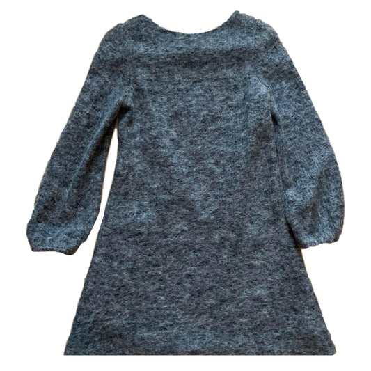 Dolly Girl by Anna Sui Mohair Blend Knit LS Dress w Bows