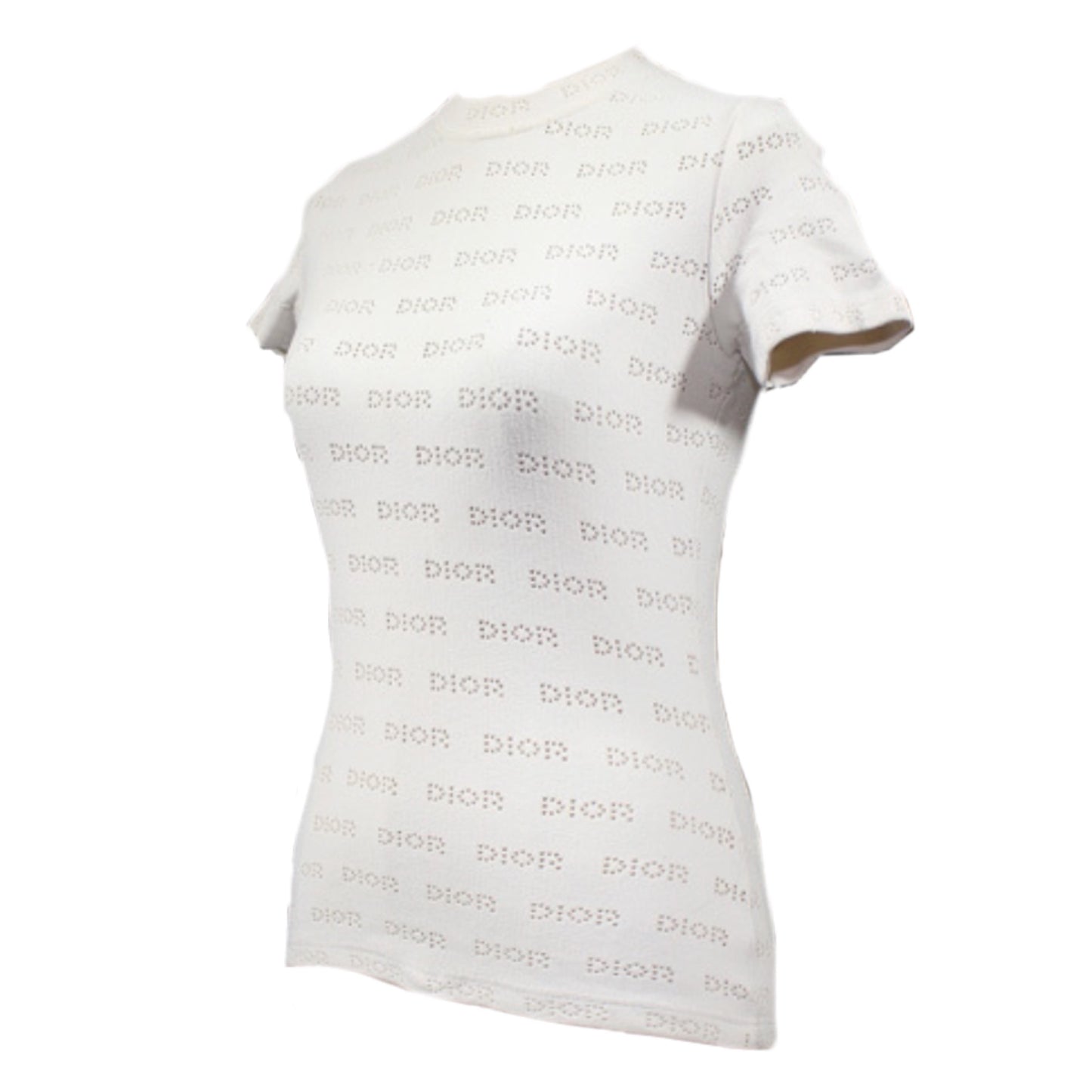 Christian Dior Perforated Logo Tee