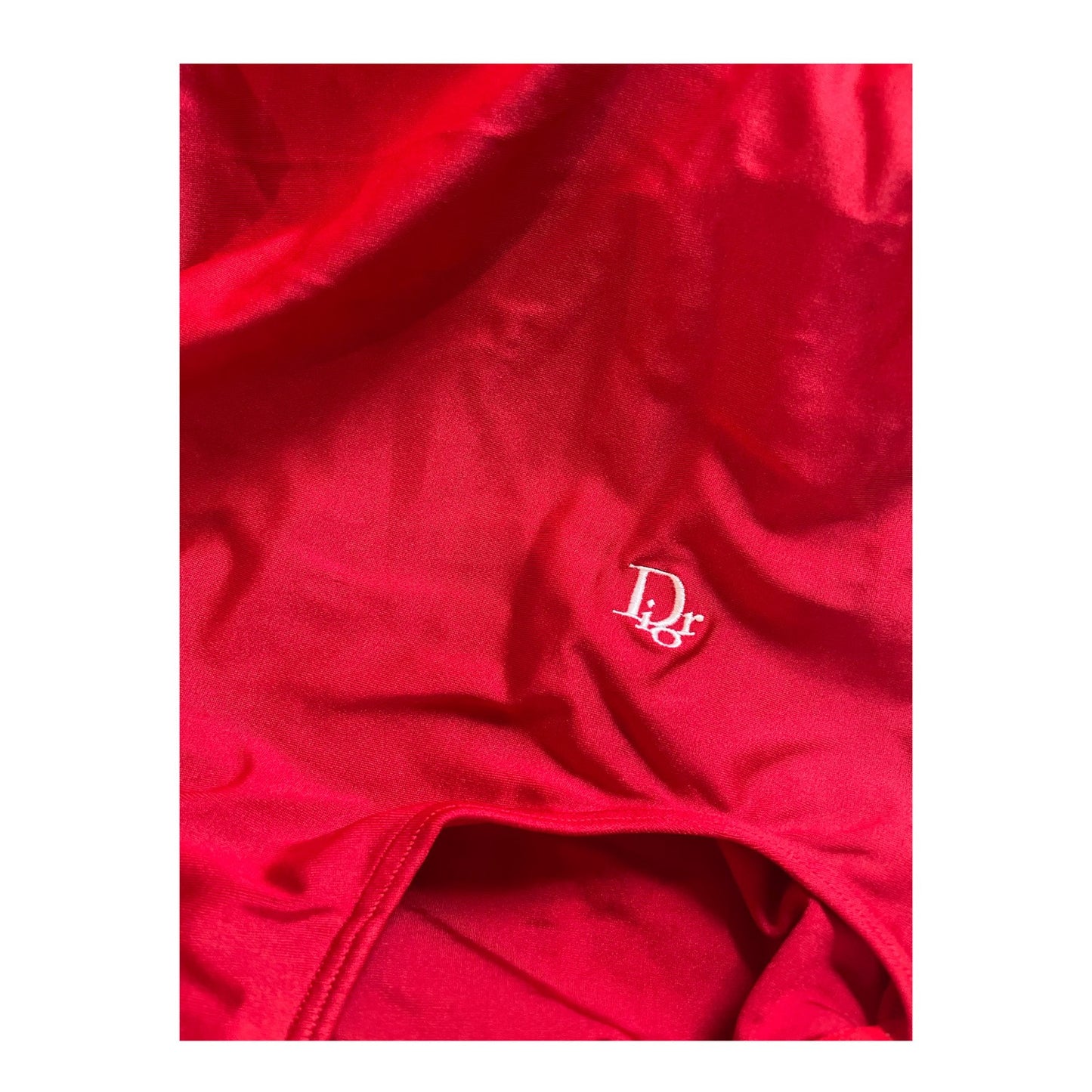 Christian Dior One Piece Logo Cut Out Back Swimsuit