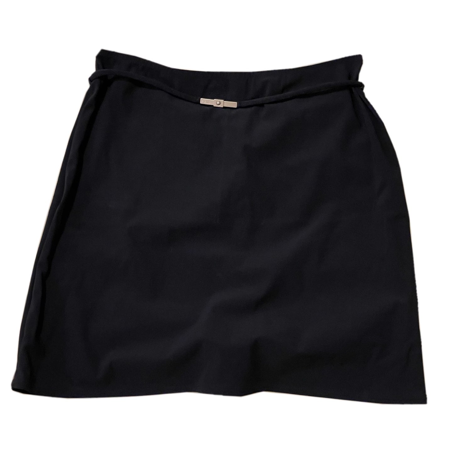 Fendi Metal Logo Matching Off Shoulder, A Line Mini Skirt