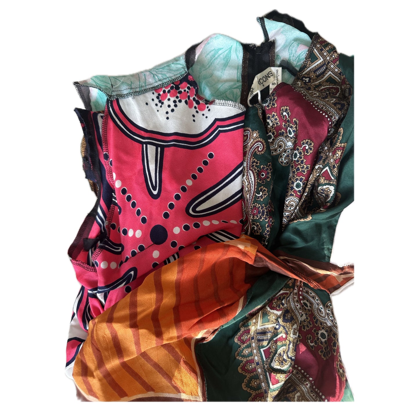 Comme Des Garcons Multi Tie Scarf Patch Tank