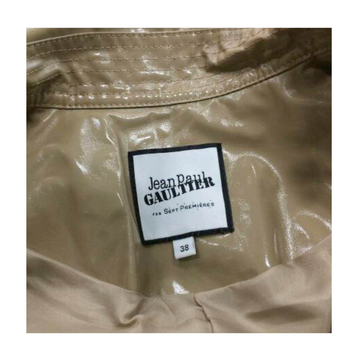 Jean Paul Gaultier Sept Premieres PVC Trench Coat