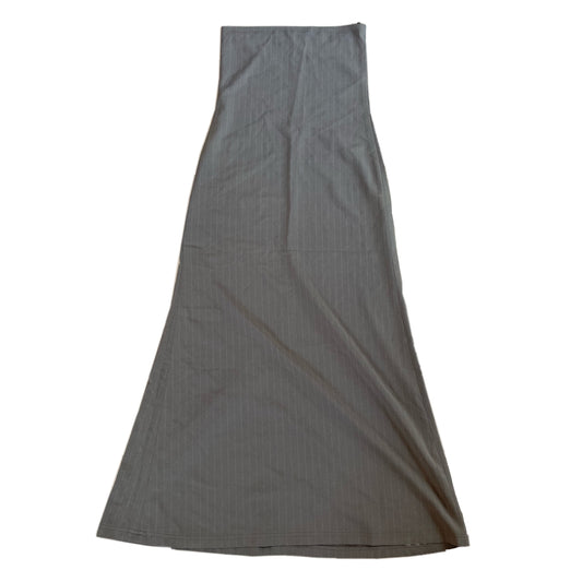 Jean Paul Gaultier Pinstripe Tube Bodycon Maxi Dress