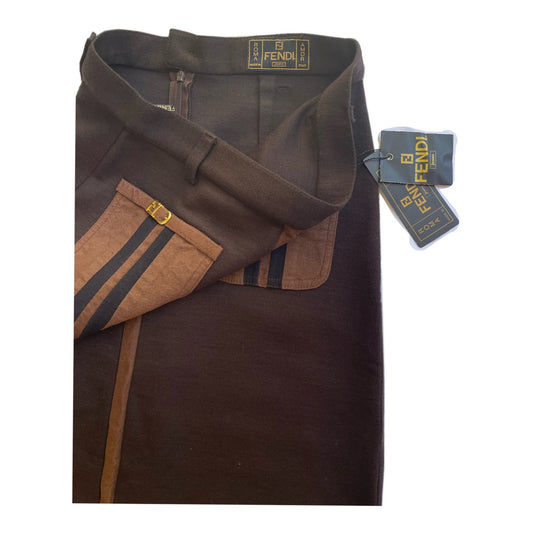 Fendi Pocket High Waisted Maxi Skirt