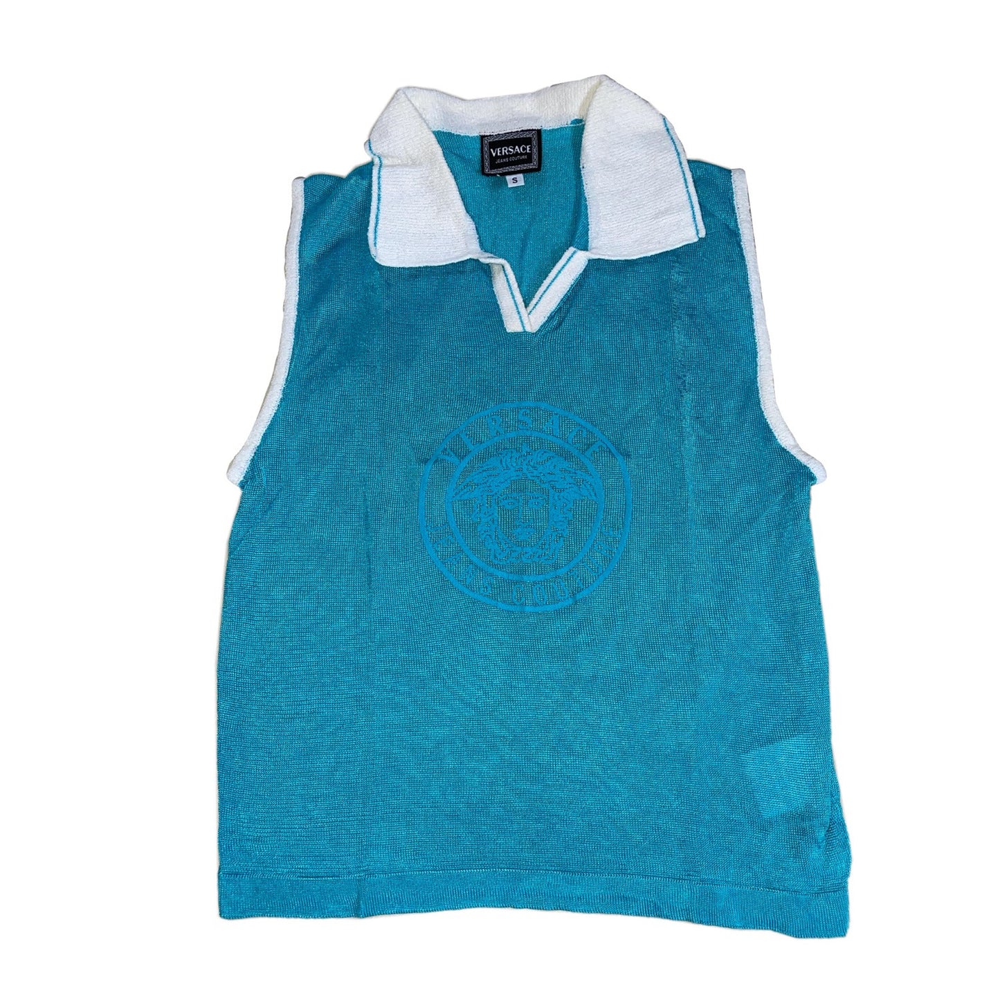 Versace Jeans Couture Medusa Logo S/less CropTop