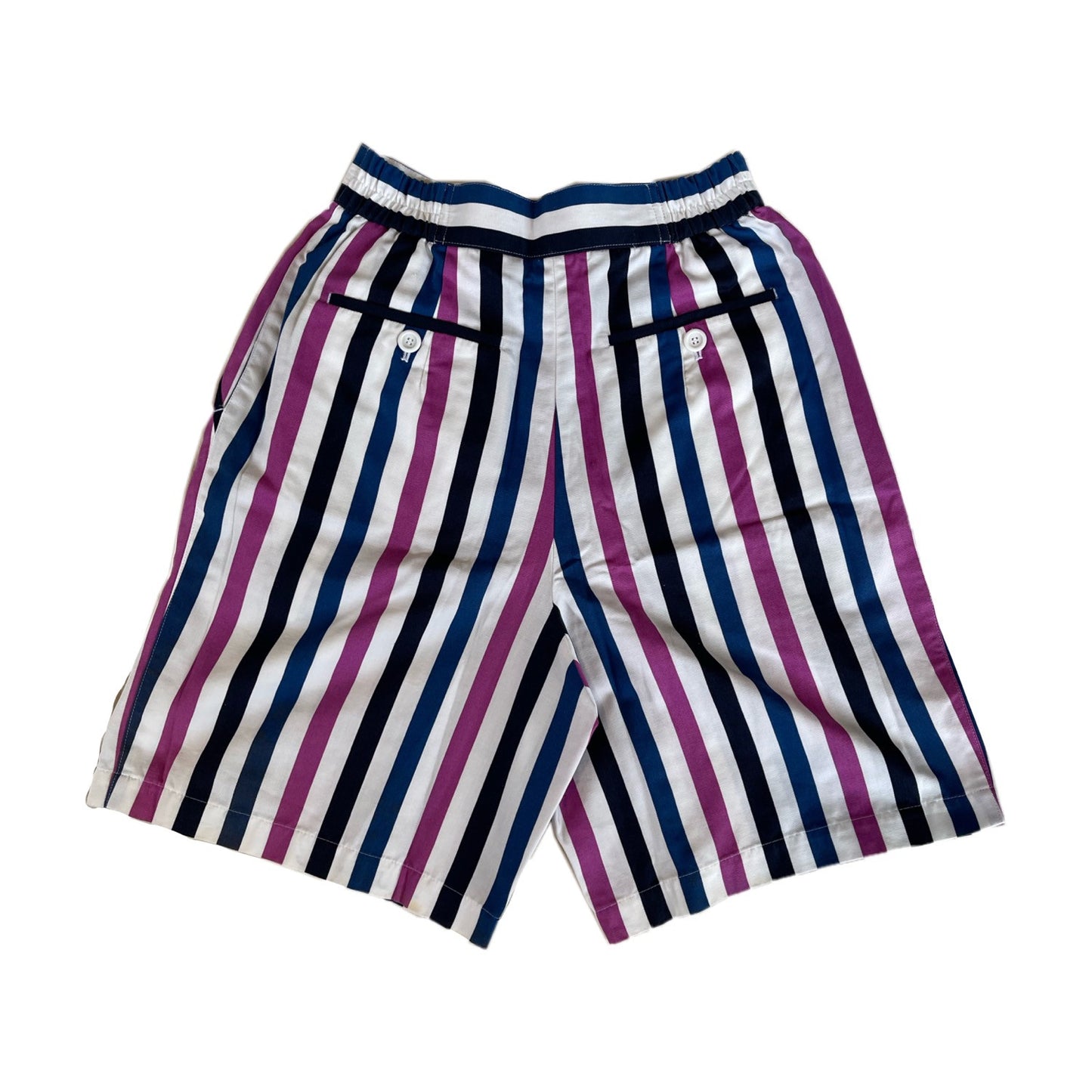 Christian Dior Sports Vertical Stripe Bermuda Shorts