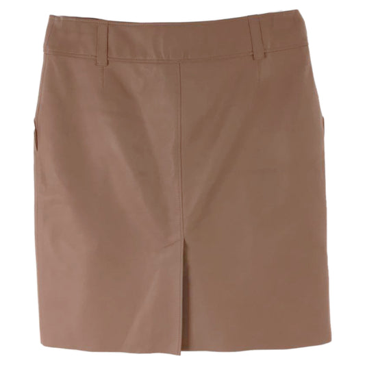 Loewe Leather A Line Skirt