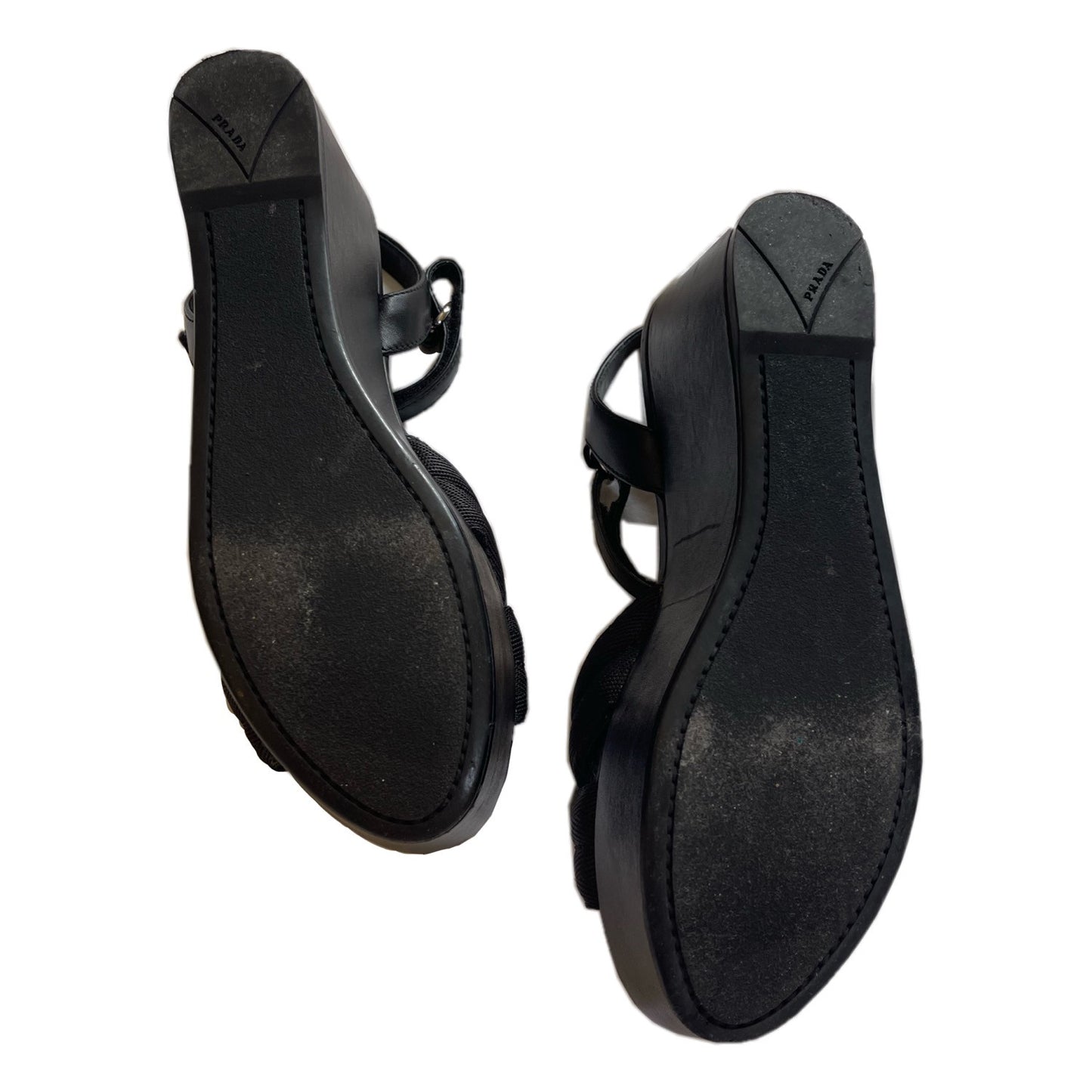 Prada Sport Criss Cross Wedges