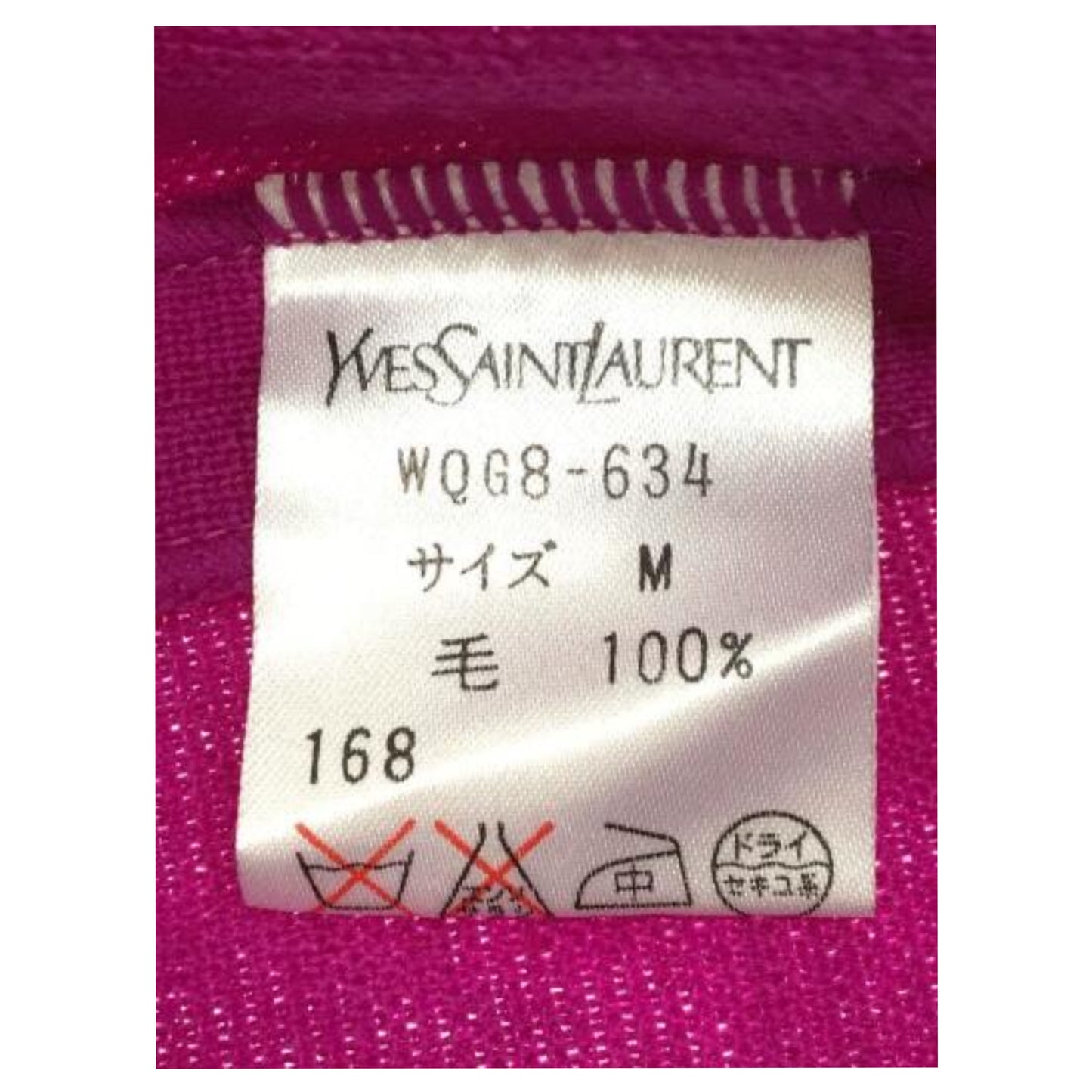 Yves Saint Laurent Knit Button Down Midi Dress