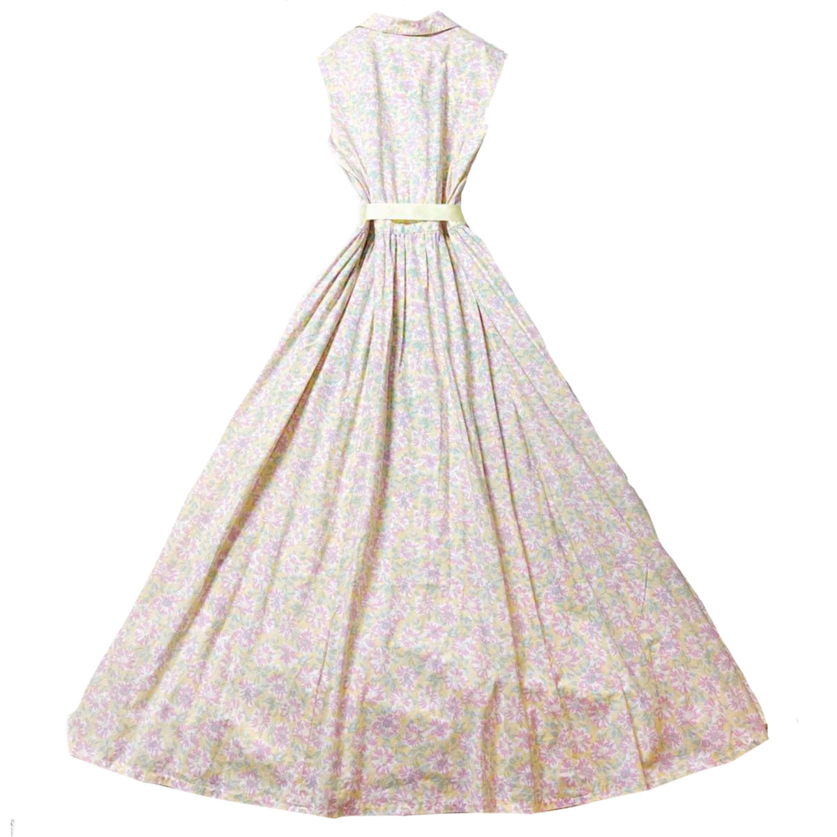 Laura Ashley Ruffle Hem Floral Cap SS Midi Dress