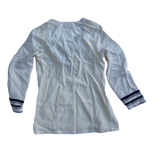 Versace Square Neck Bow Silk Blouse