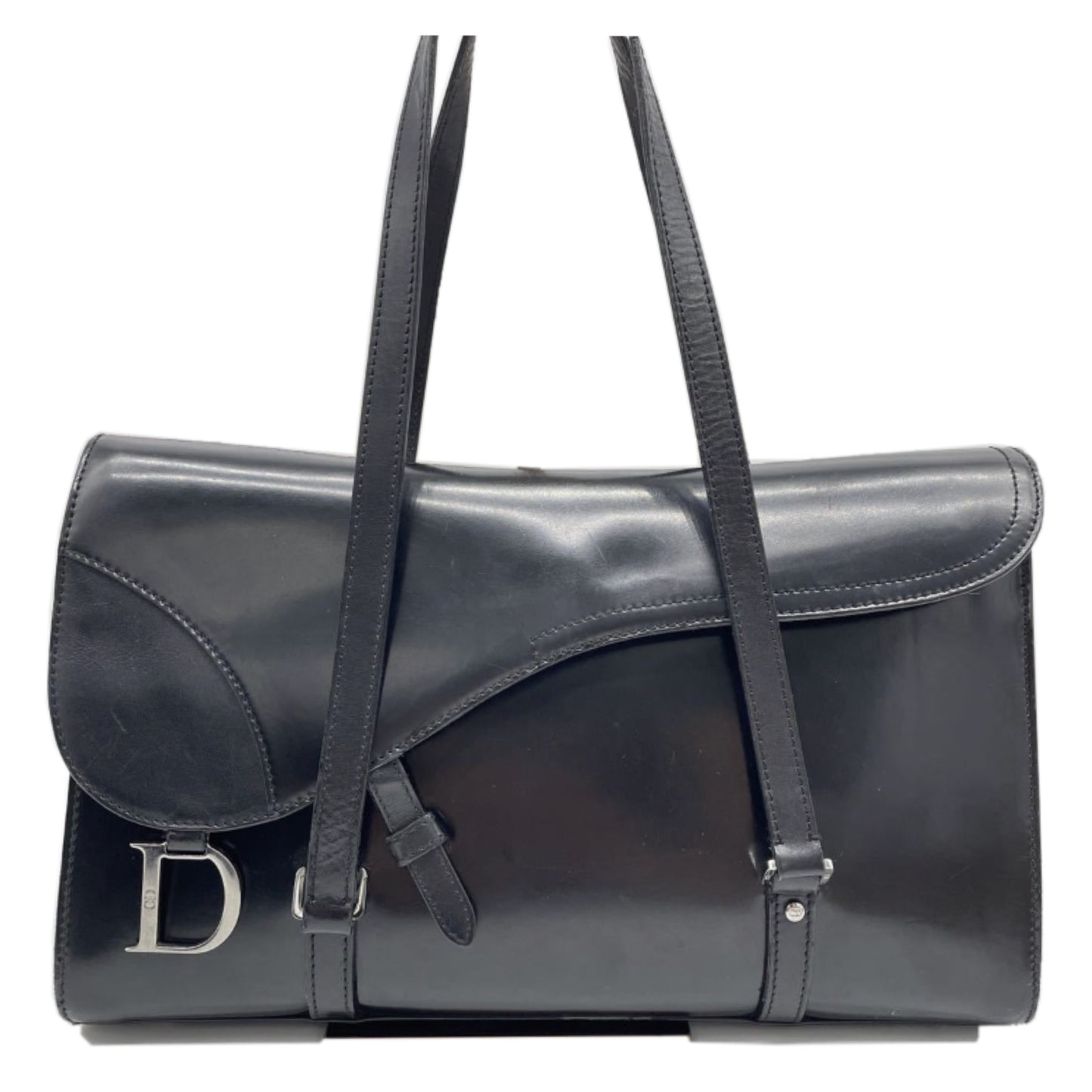Christian Dior Saddle Double Strap Tote Bag